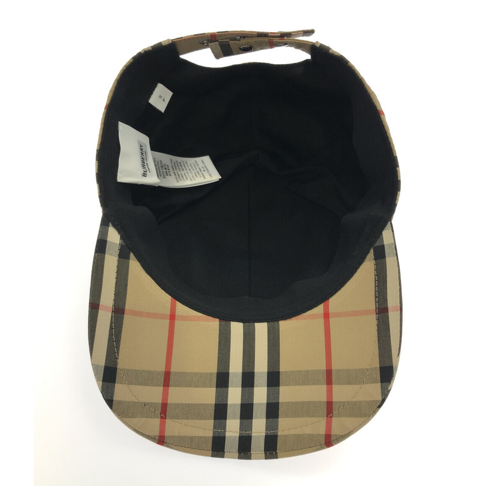 Burberry Button Check Pattern Cap - Picture 3 of 8